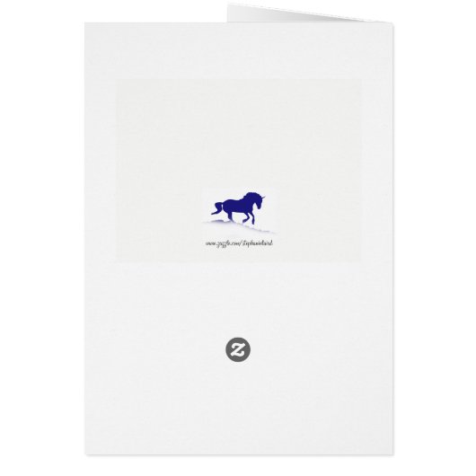 Season's Greetings Horse Drawn Sleigh (Back)