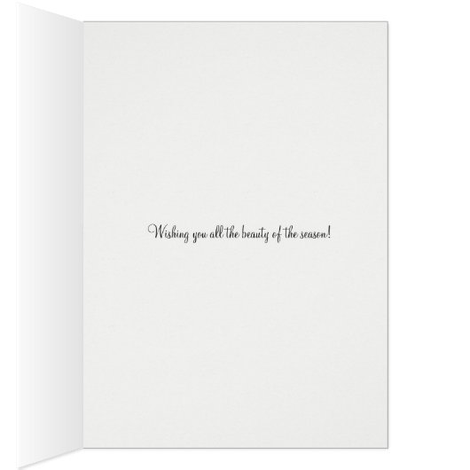 Season's Greetings Horse Drawn Sleigh (Inside (Right))