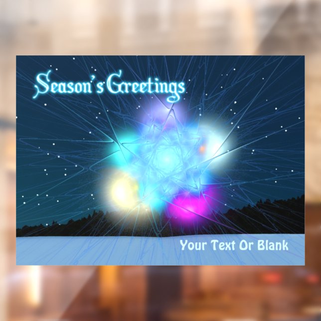 Season's Greetings - Jack Frost Window Cling (Sheet 2)
