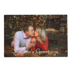 Season's Greetings Laminated Placemat