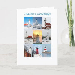 Season's Greetings, Lighthouse Collection Holiday Card