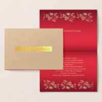 Season's Greetings. Luxury Holiday Corporate Cards