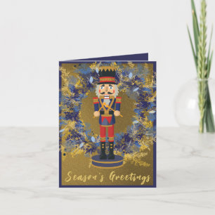 Season's Greetings Nutcracker Holiday Card