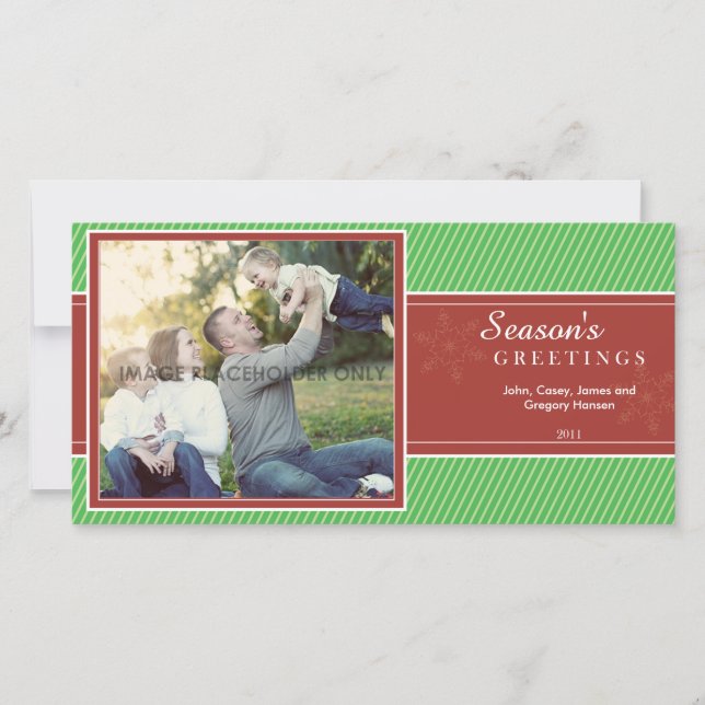Season's Greetings Photo Card (Front)