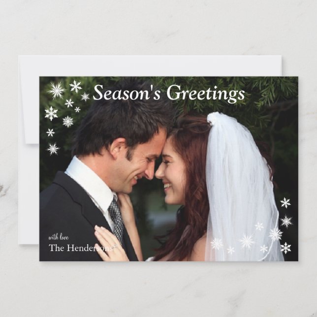Season's Greetings Photo Card (Front)