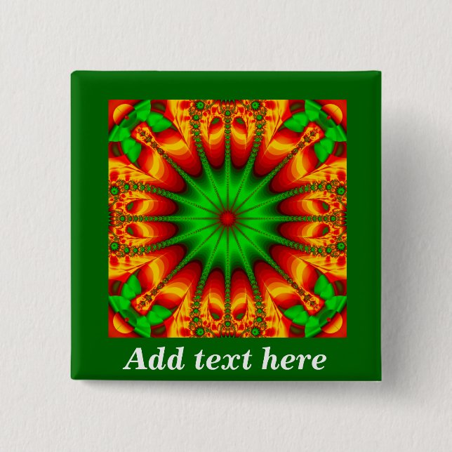 Seasons Greetings_ Pinback Button (Front)