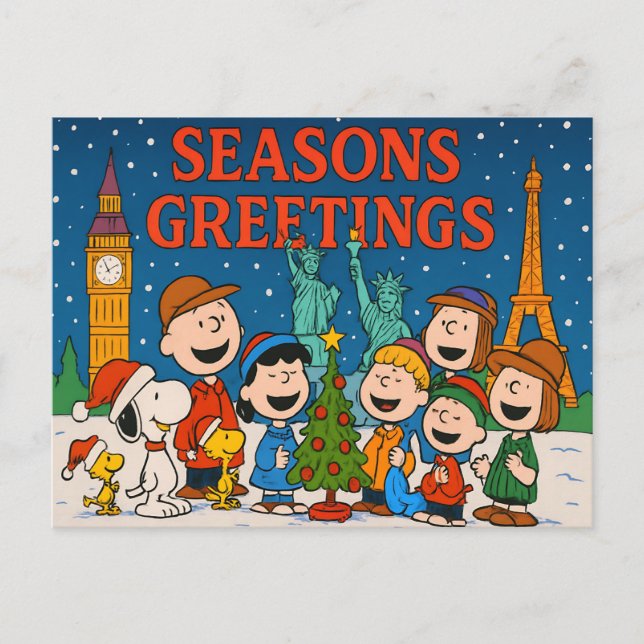 SEASON'S GREETINGS Postcard (Front)