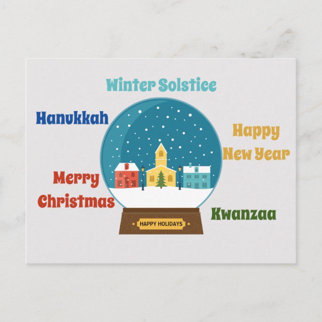 Season's Greetings Postcard (Front)