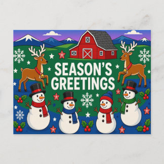 Season's Greetings Postcard
