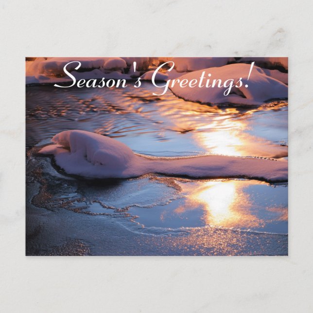 Season's greetings postcard (Front)