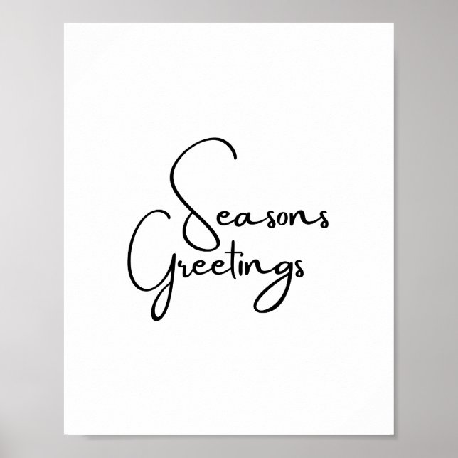 Seasons Greetings Poster (Front)