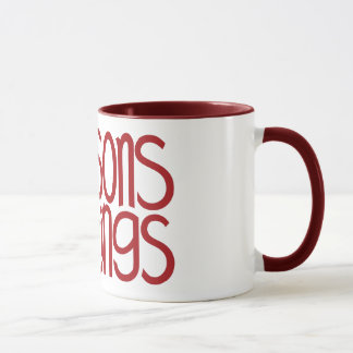 Seasons Greetings Red Mug