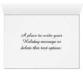 Season's Greetings Saanen Goat Christmas (Inside Horizontal (Bottom))