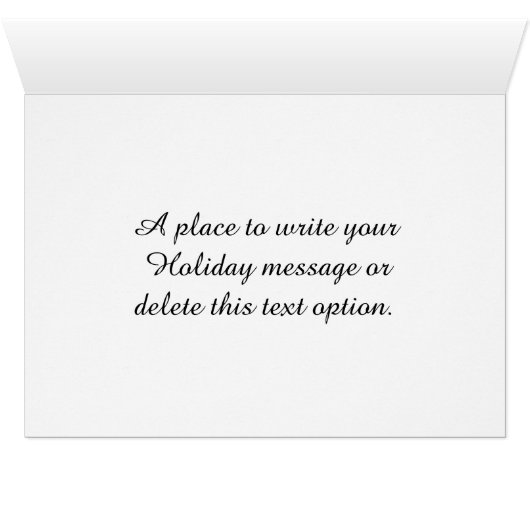 Season's Greetings Saanen Goat Christmas (Inside Horizontal (Bottom))