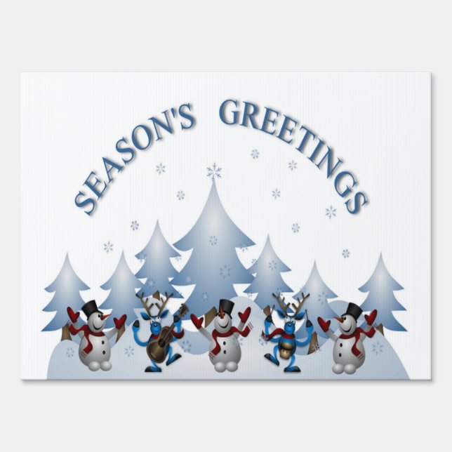 SEASONS GREETINGS SIGN (Front)