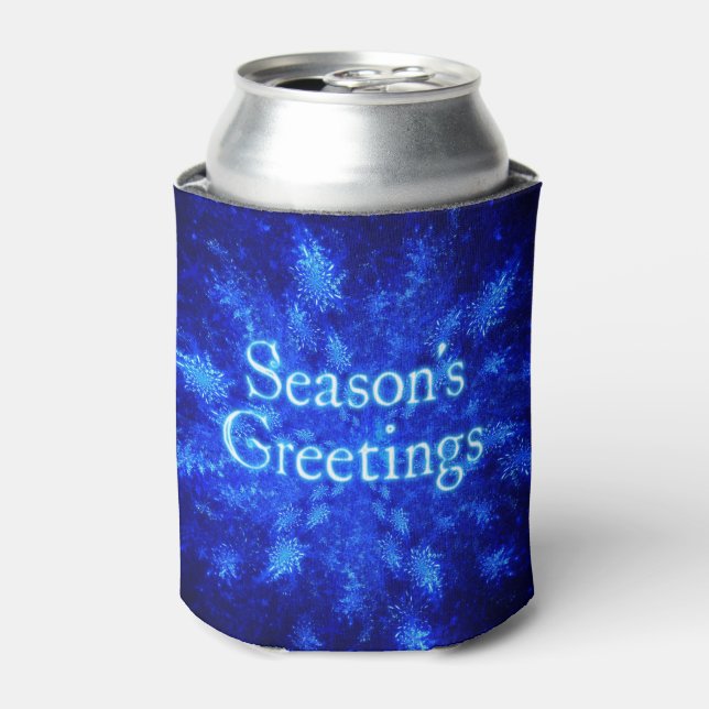 Season's Greetings - Snowburst Can Cooler (Can Front)
