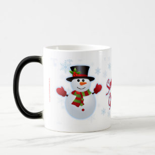 Seasons Greetings Snowman Morphing Mug