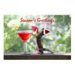 Season's Greetings Squirrel Poster Season's Greetings Squirrel Poster