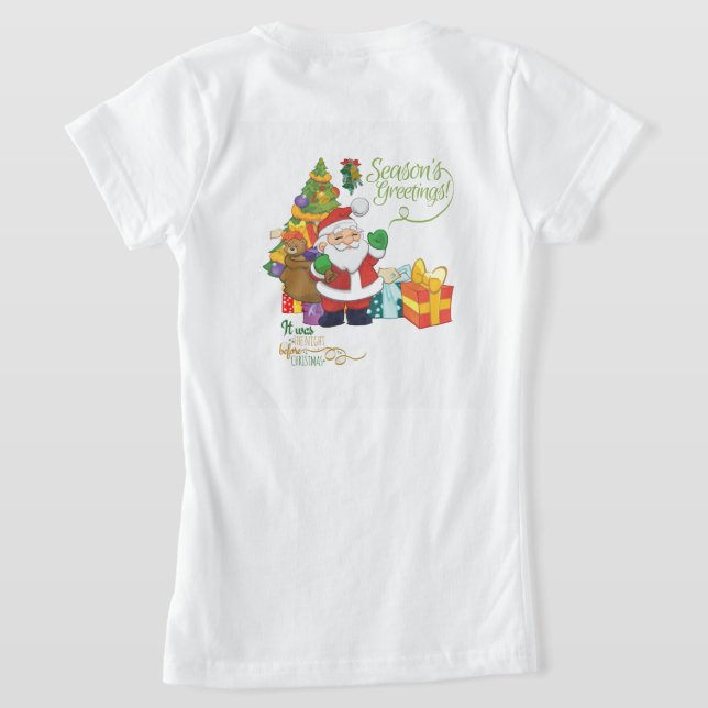 Season's Greetings Stay Cool Everywhere T-Shirt (Laydown Back)