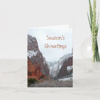 Season's Greetings Template by bluerabbit at Zazzle