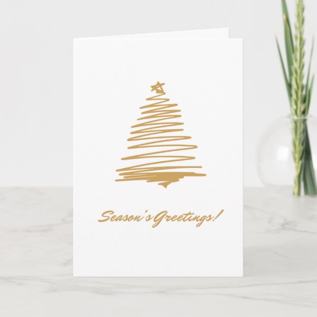 Seasons Greetings Thank You Card (Front)