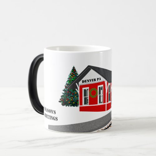 Seasons Greetings Train Depot Your Town Year Cup 