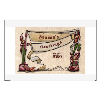 Season's Greetings Wall Decal