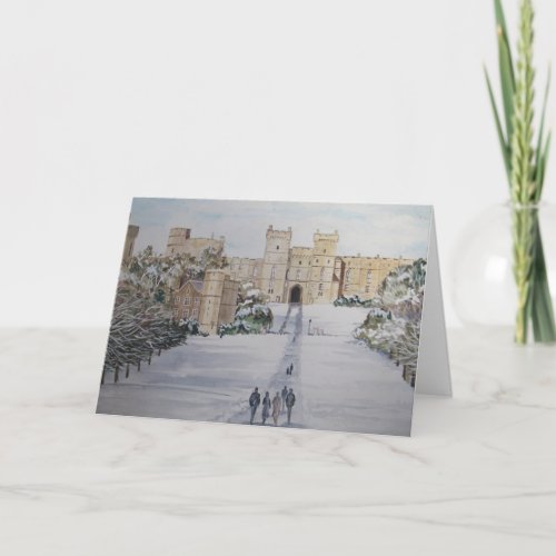 Seasons Greetings Windsor Castle Holiday Card