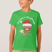 Season's Grootings Holiday Lights Groot T-Shirt