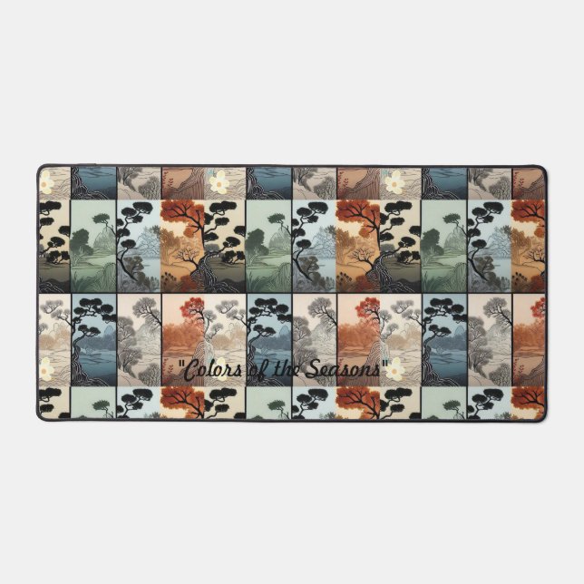 "Seasons in Harmony" Desk Mat (Front)