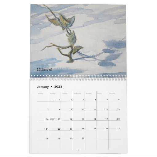 Seasons In Watercolor Calendar 