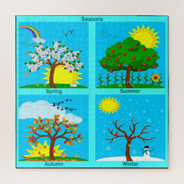 Seasons  jigsaw puzzle (Vertical)