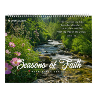 Seasons of Faith - With Bible Verses Calendar