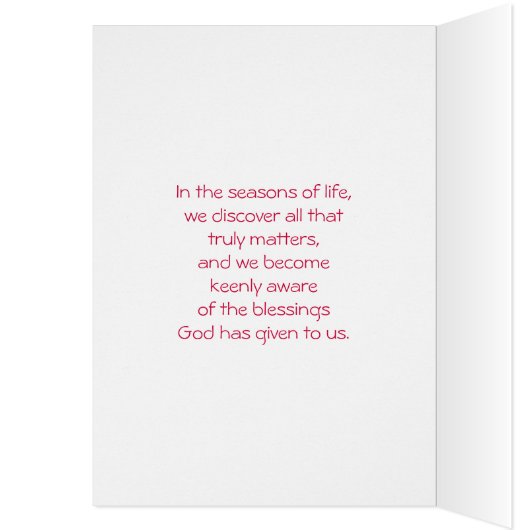 Seasons of life (Inside (Left))