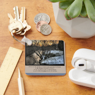 Seasons of our Lives Inspirational Keychain