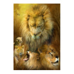 Seasons Of The Lion Fine Art Poster/Print Poster