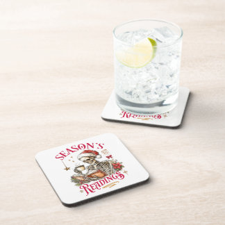 Season's Readings  Beverage Coaster