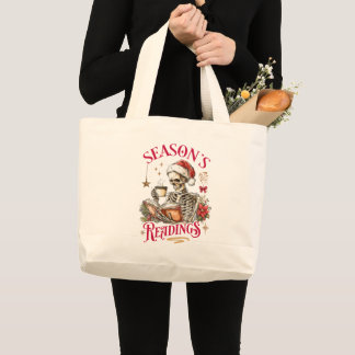 Season's Readings Large Tote Bag