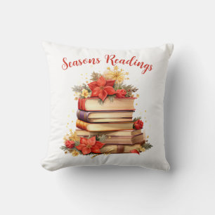 Seasons Readings Throw Pillow