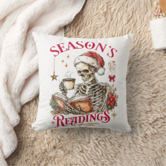 Season's Readings Throw Pillow