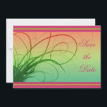Seasons Save the Date Invite<br><div class="desc">Customize this Save the Date invitation on the back - comes with envelope - choose from a number of styles and sizes  - great for wedding announcements,  anniversaries or showers</div>
