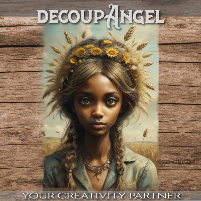 Seasons Sisters - 2 of 4 - Summer - Decoupage -  Tissue Paper (Creator Uploaded)