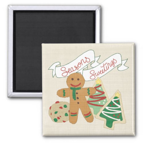 Seasons Sweetings  Gingerbread Cookies Magnet
