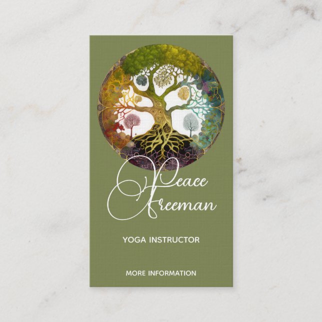 Seasons | Tree of Life Business Card (Front)