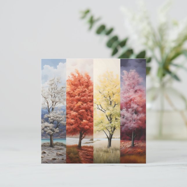 Seasons Weather Tree Colors Program (Standing Front)
