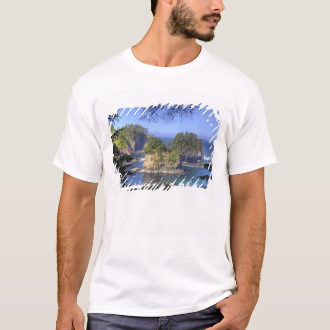 Seastacks, Makah Nation Tribal Lands, Cape T-Shirt (Front)