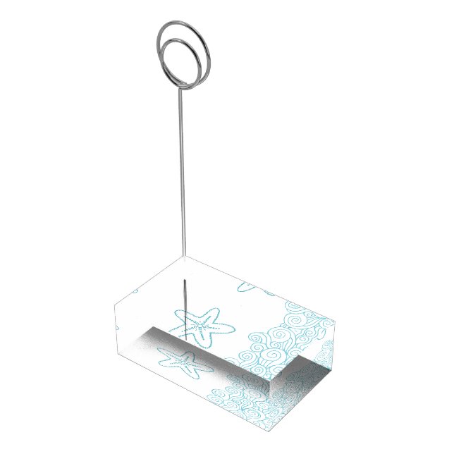 Seastar swirl starfish table numbers stand (Corner)