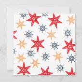 Seastars and steer wheels pattern magnet (Front)
