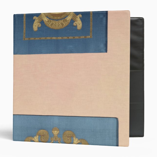 Seat backs by Grand-Freres of Lyons, 1811 3 Ring Binder (Front/Inside)