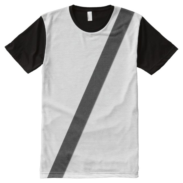 Seat Belt Gag All-Over-Print T-Shirt (Front)